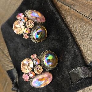 Vintage Regency Jewel Earrings